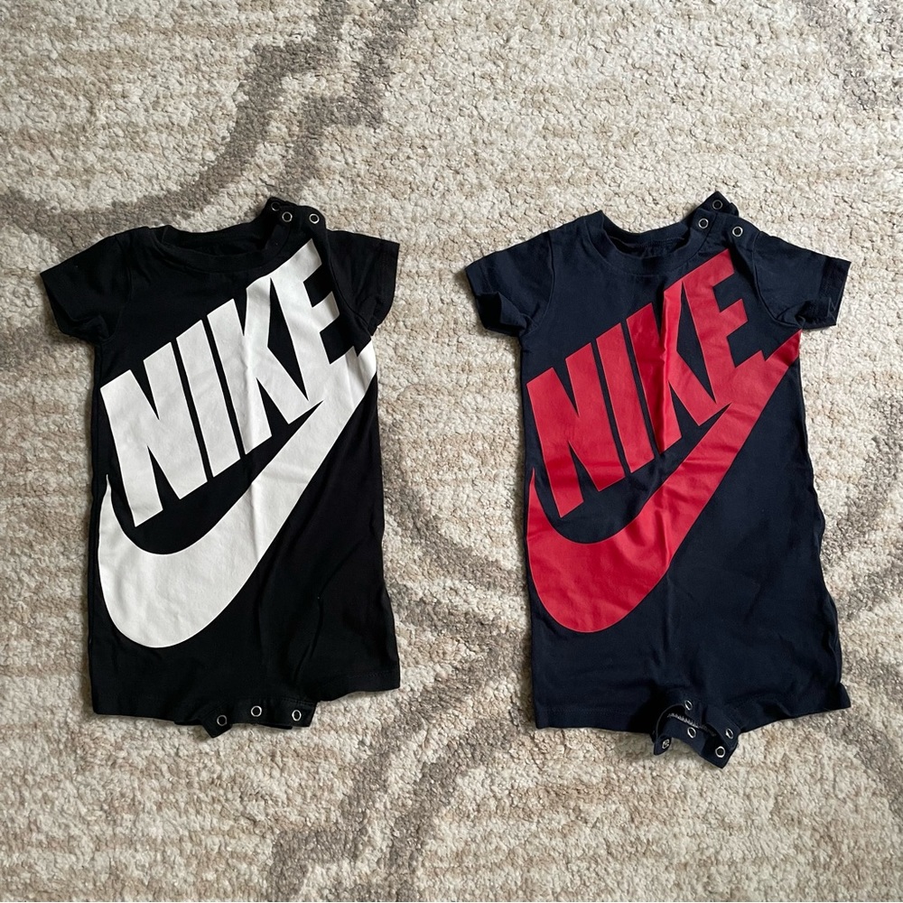 2 Nike Short Rompers